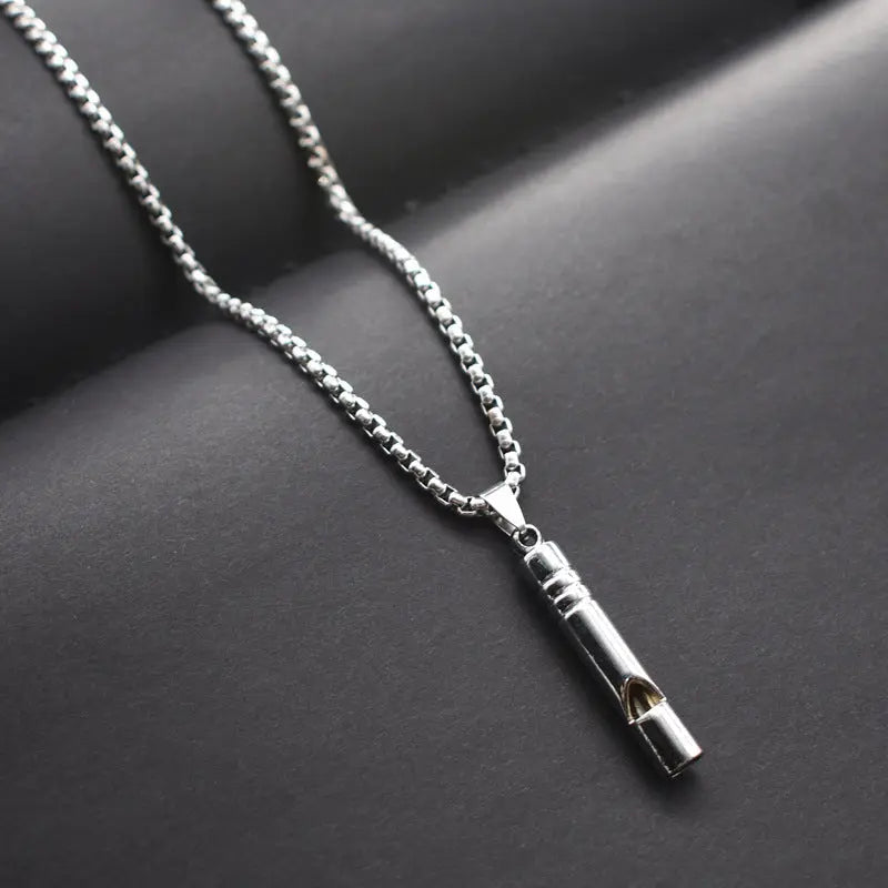 Salty Viking horn Silver Chain