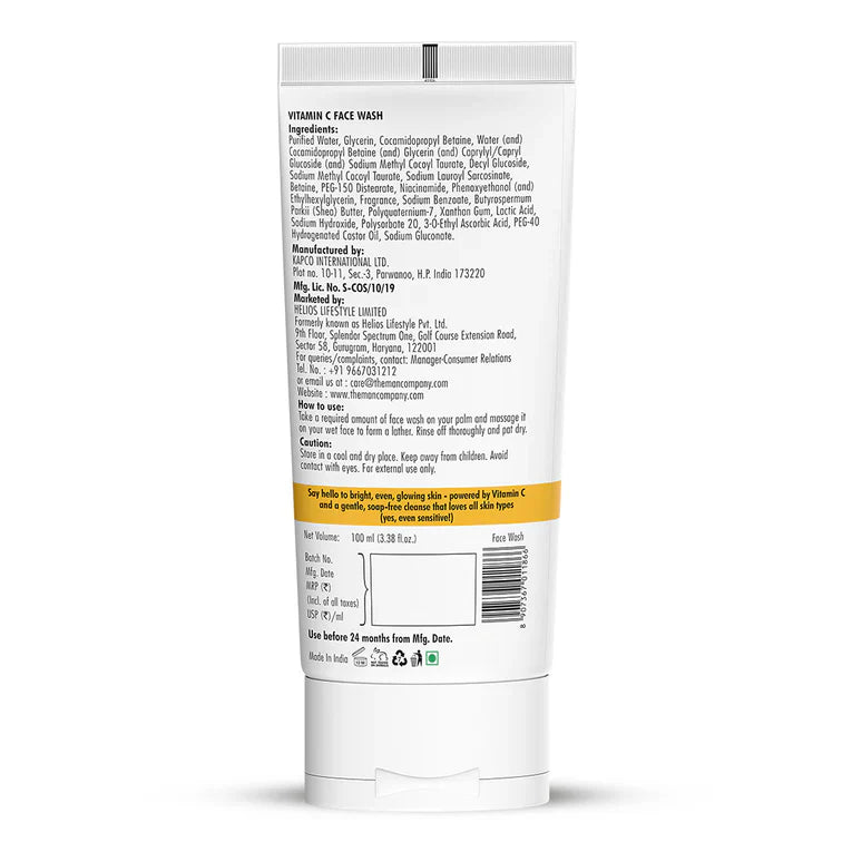 The Man Company Vitamin C Face Wash - 100ml