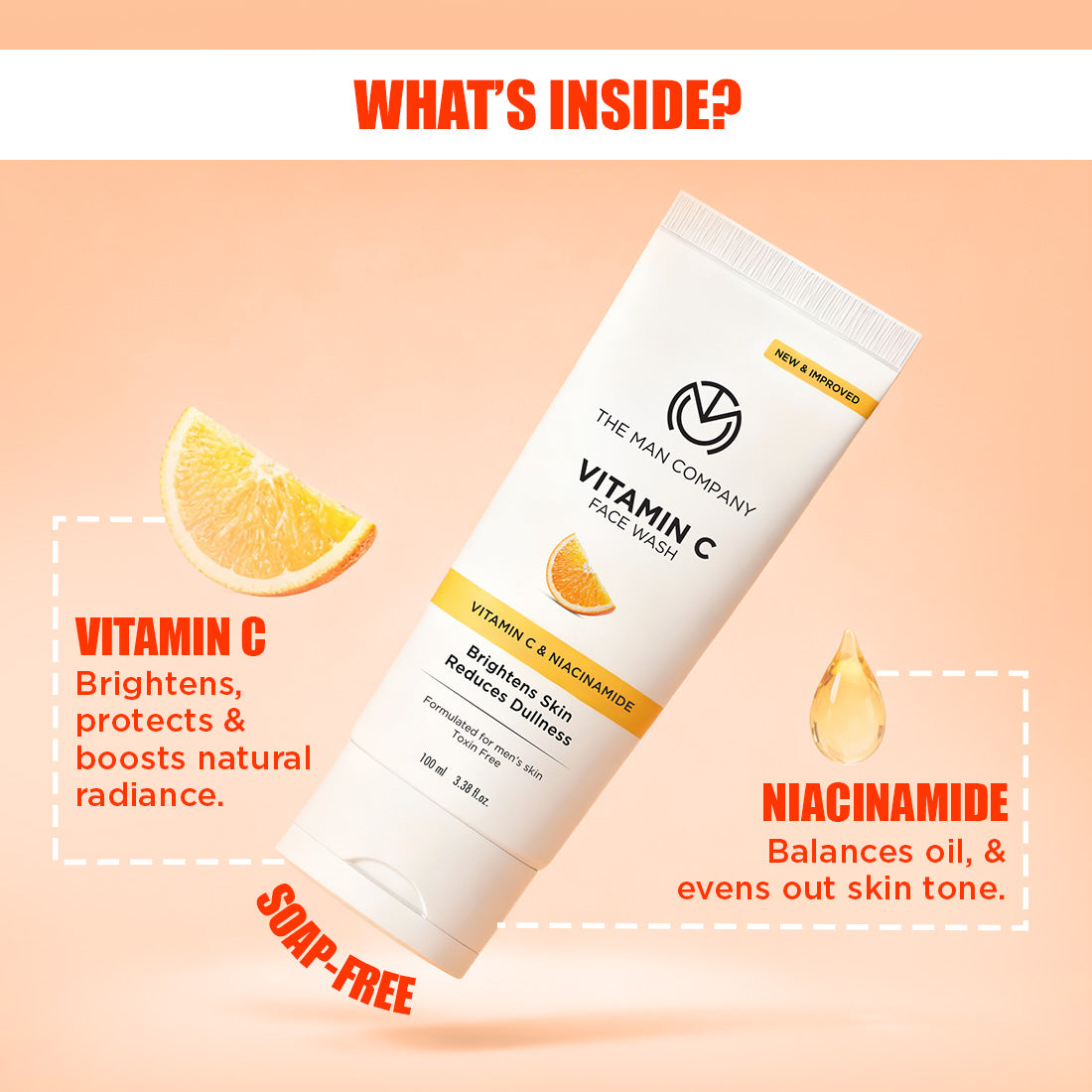 The Man Company Vitamin C Face Wash - 100ml