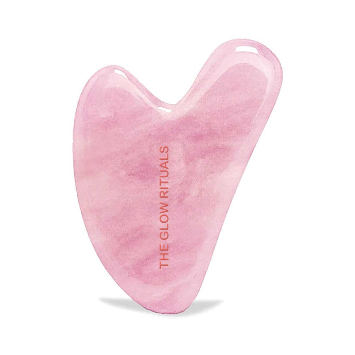The Glow Rituals Rose Quartz Gua Sha For Facial Massage ( For Face)