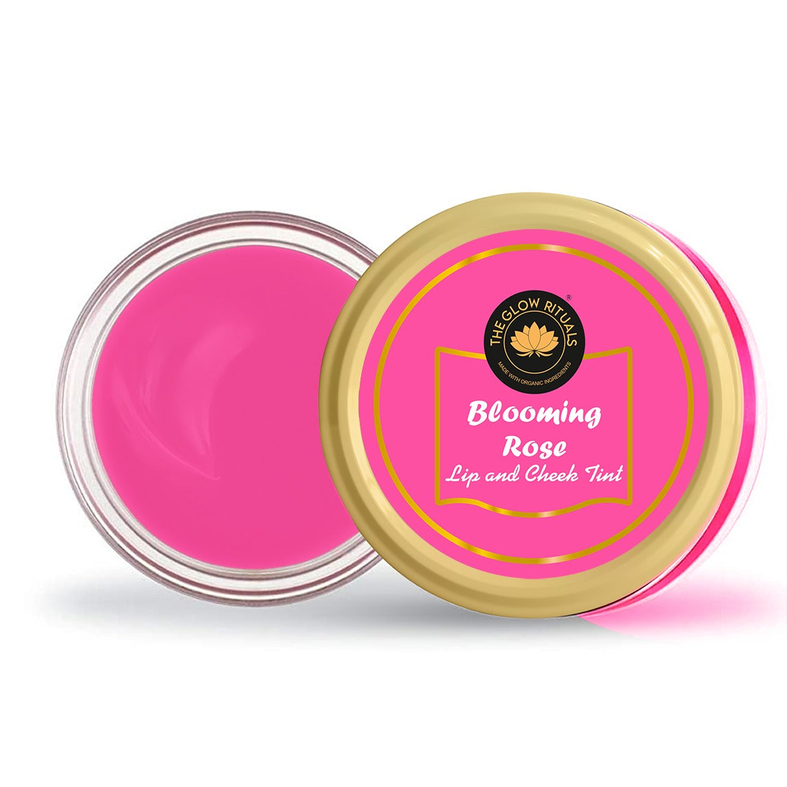 The glow rituals Blooming Rose Lip & Cheek Tint - 8g