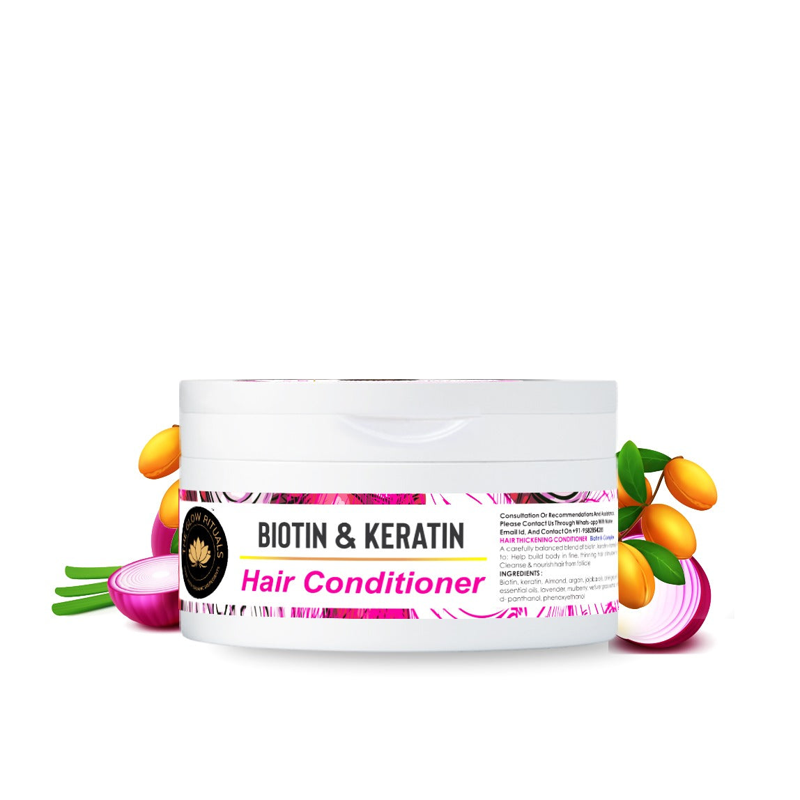 The glow rituals Biotin & Keratin Conditioner - 200g