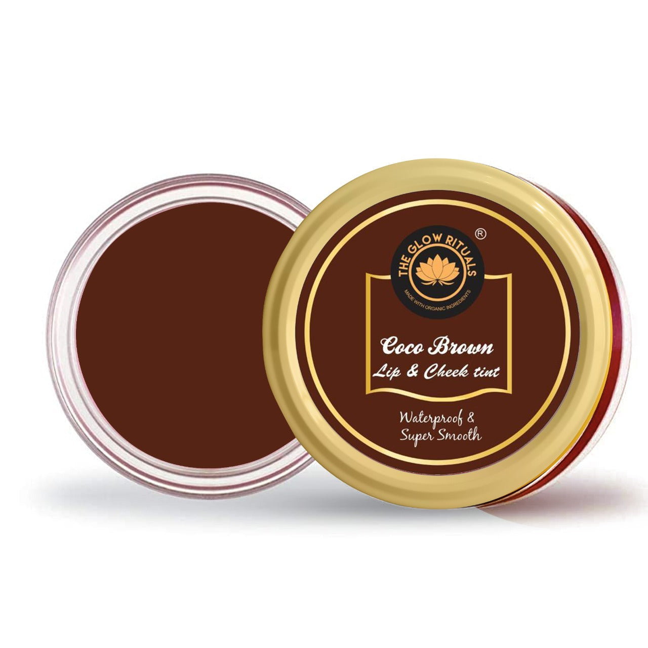 The glow rituals Coco Brown Lip & Cheek Tint - 8g
