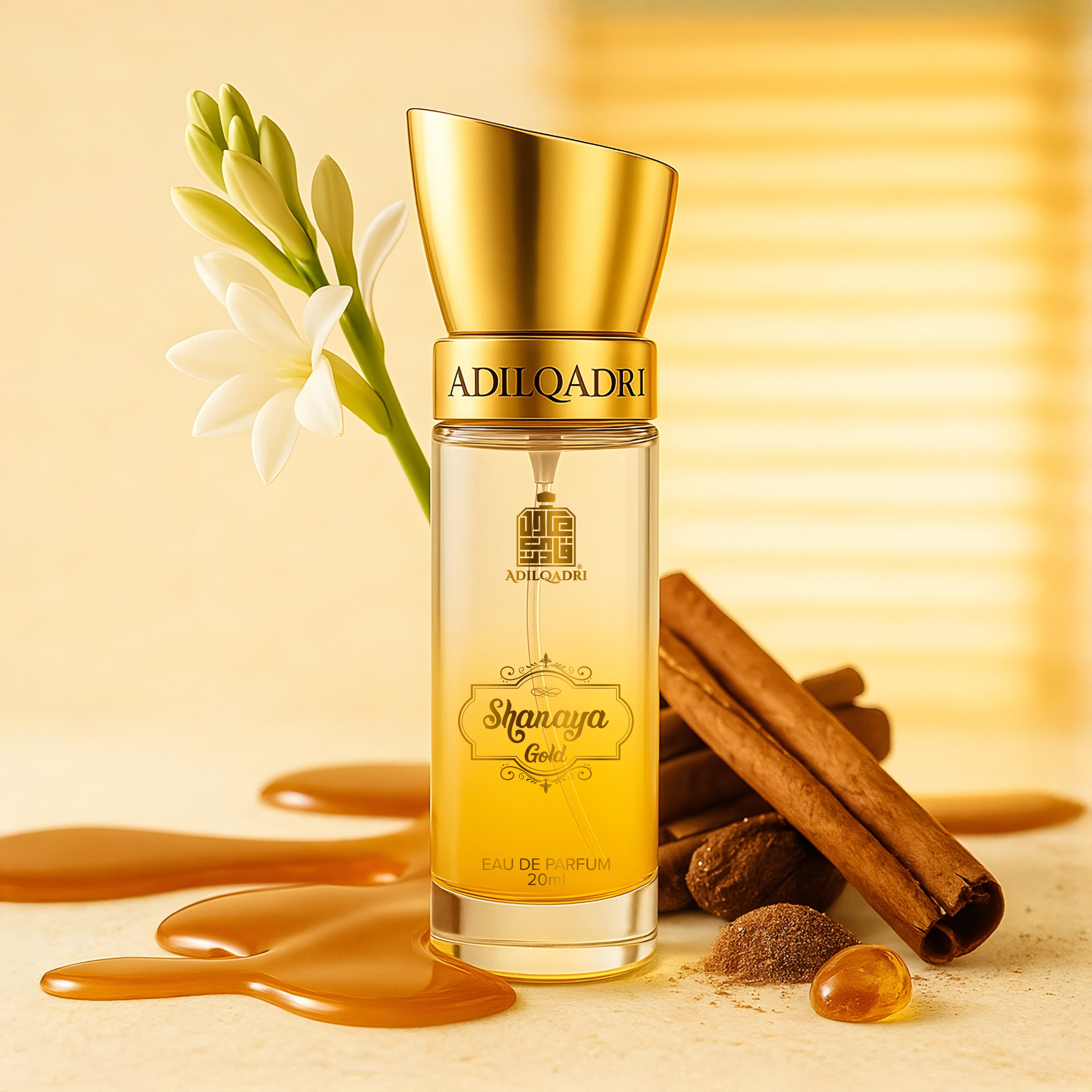 AdilQadri Shanaya Gold Gourmand Perfume Spray 20ml