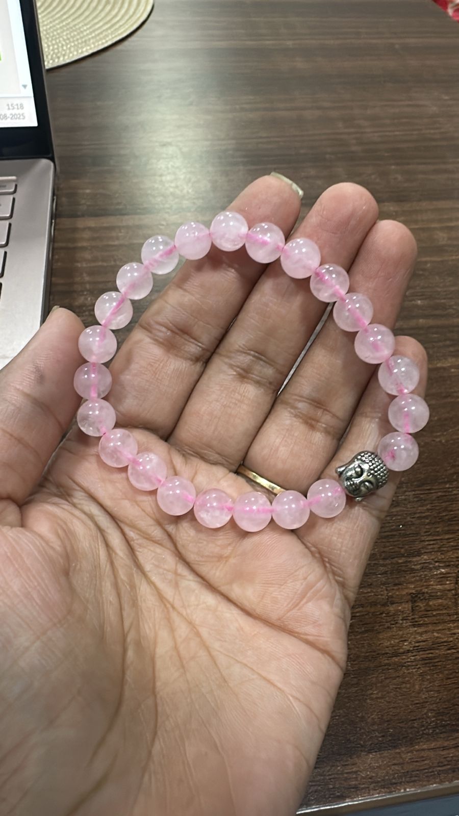 The Glow Rituals Rose Quartz Bracelet