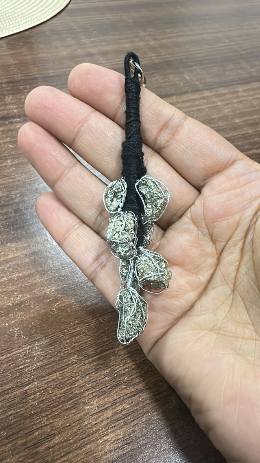 The glow rituals Pyrite Key Chain