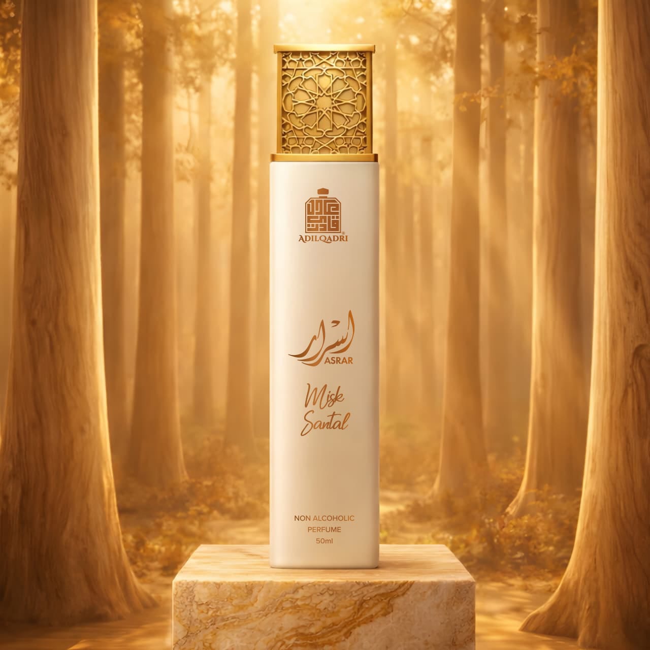 AdilQadri Asrar Misk Santal Non Alcoholic Perfume Spray 50ml