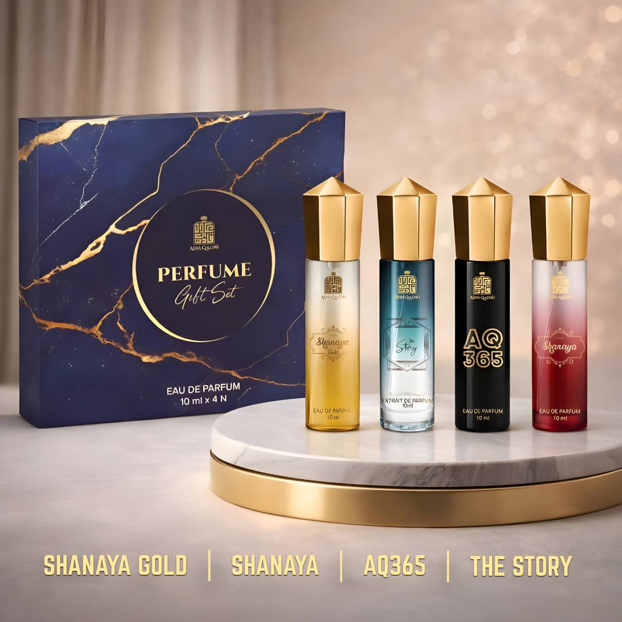 AdilQadri Perfume Gift Set 4 Pcs Premium Perfume Spray (For Men)