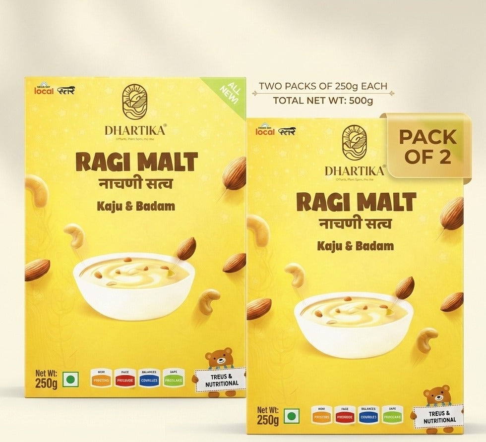 Dhartika Kaju & Badam Ragi Malt Pack of 2