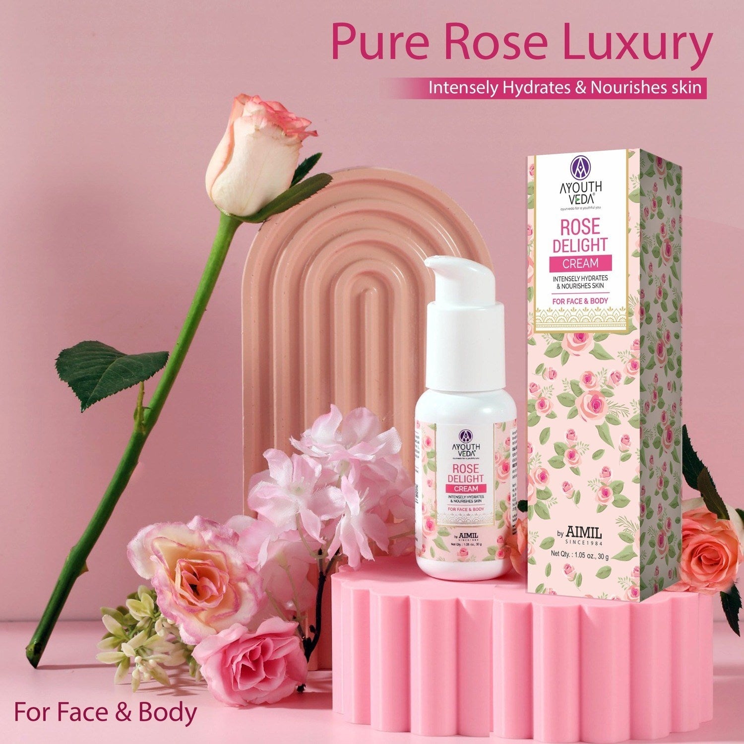 Ayouthveda Rose Delight Cream