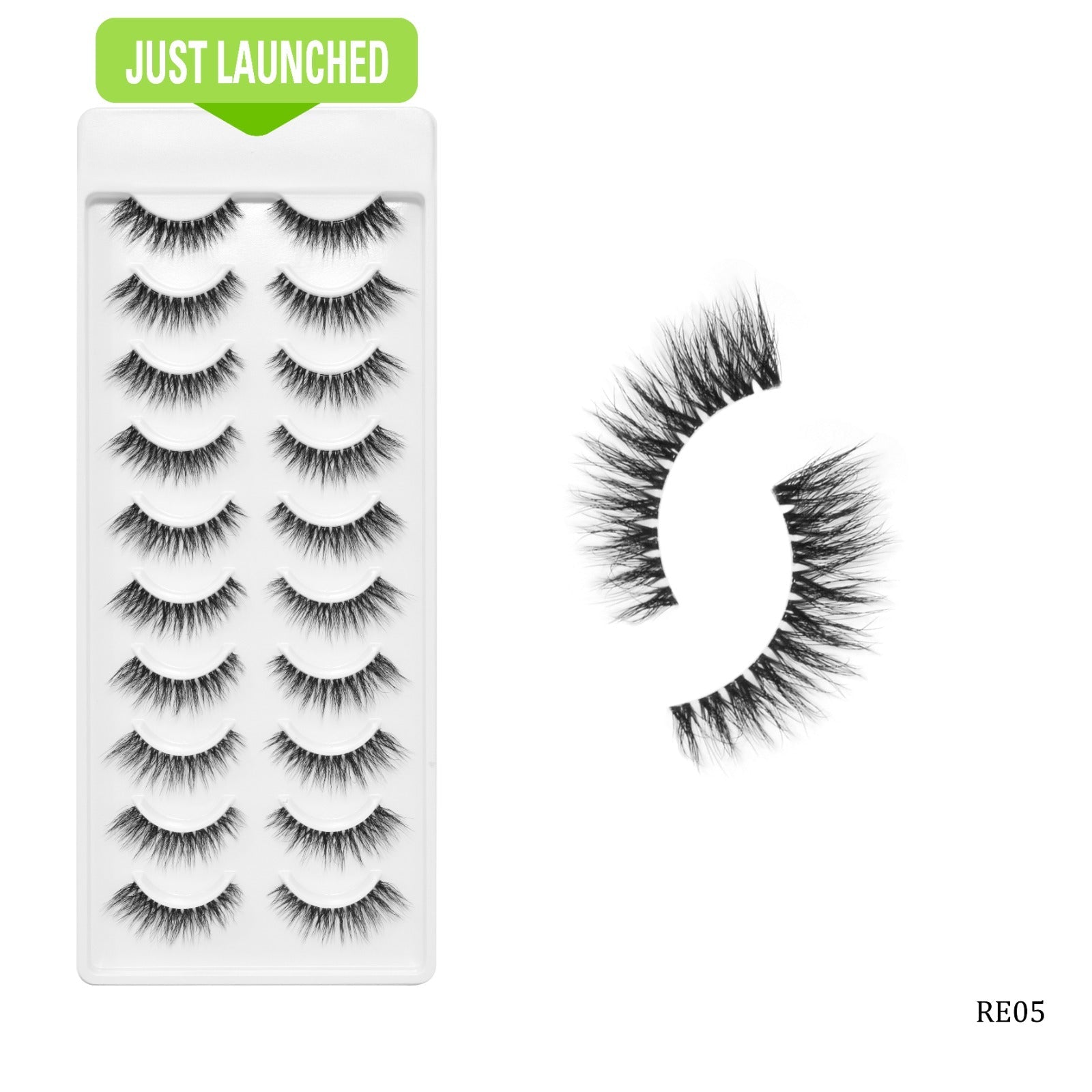 Recode Re05/D33 Featherlight Eyelashes-Transparent Band