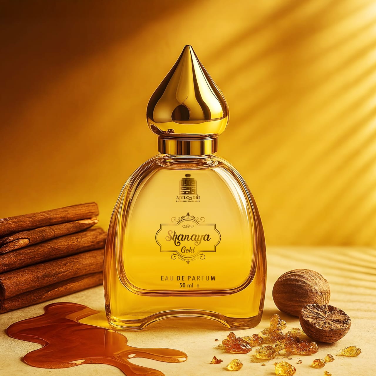 AdilQadri Shanaya Gold Gourmand Perfume Spray - 50ml