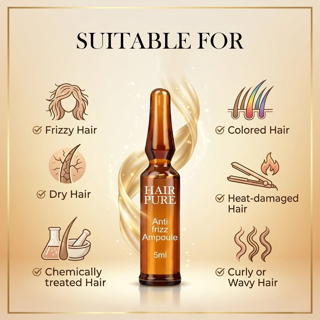 Redifyn Hair Pure Anti-Frizz Hair Ampoule treatment - 5*5ml