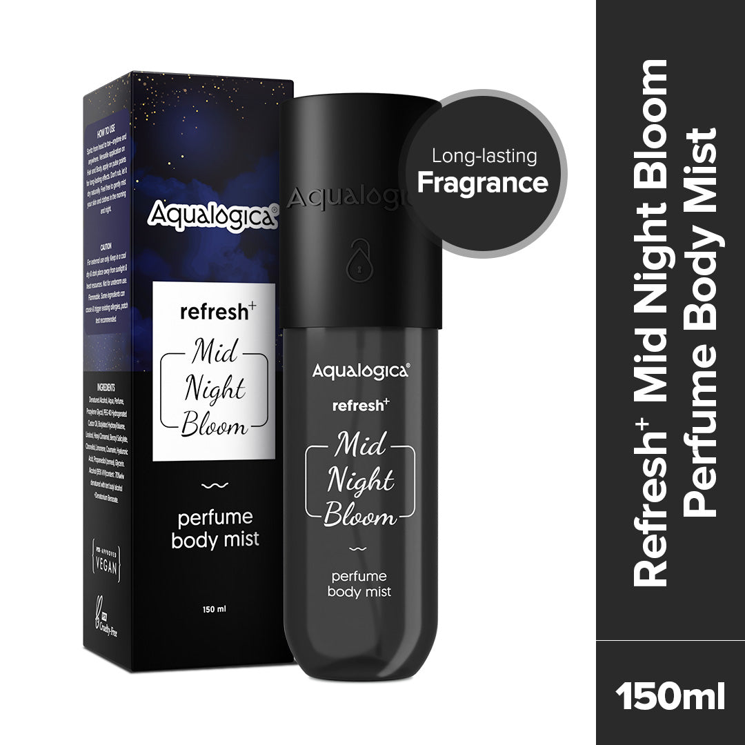 Aqualogica Refresh+ Mid Night Bloom Perfume Body Mist - 150ml