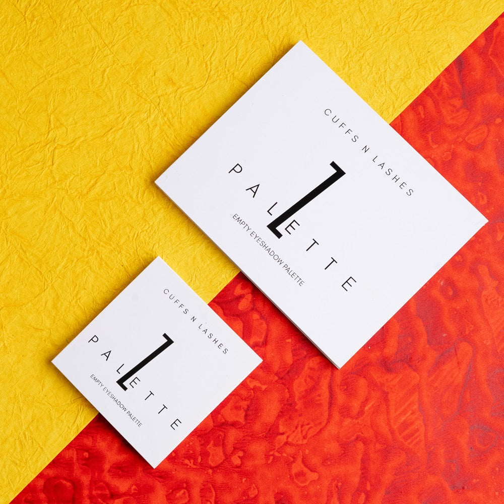 Cuffs N Lashes Z Palette, Empty Magnetic Eye Shadow Storage Case - Small
