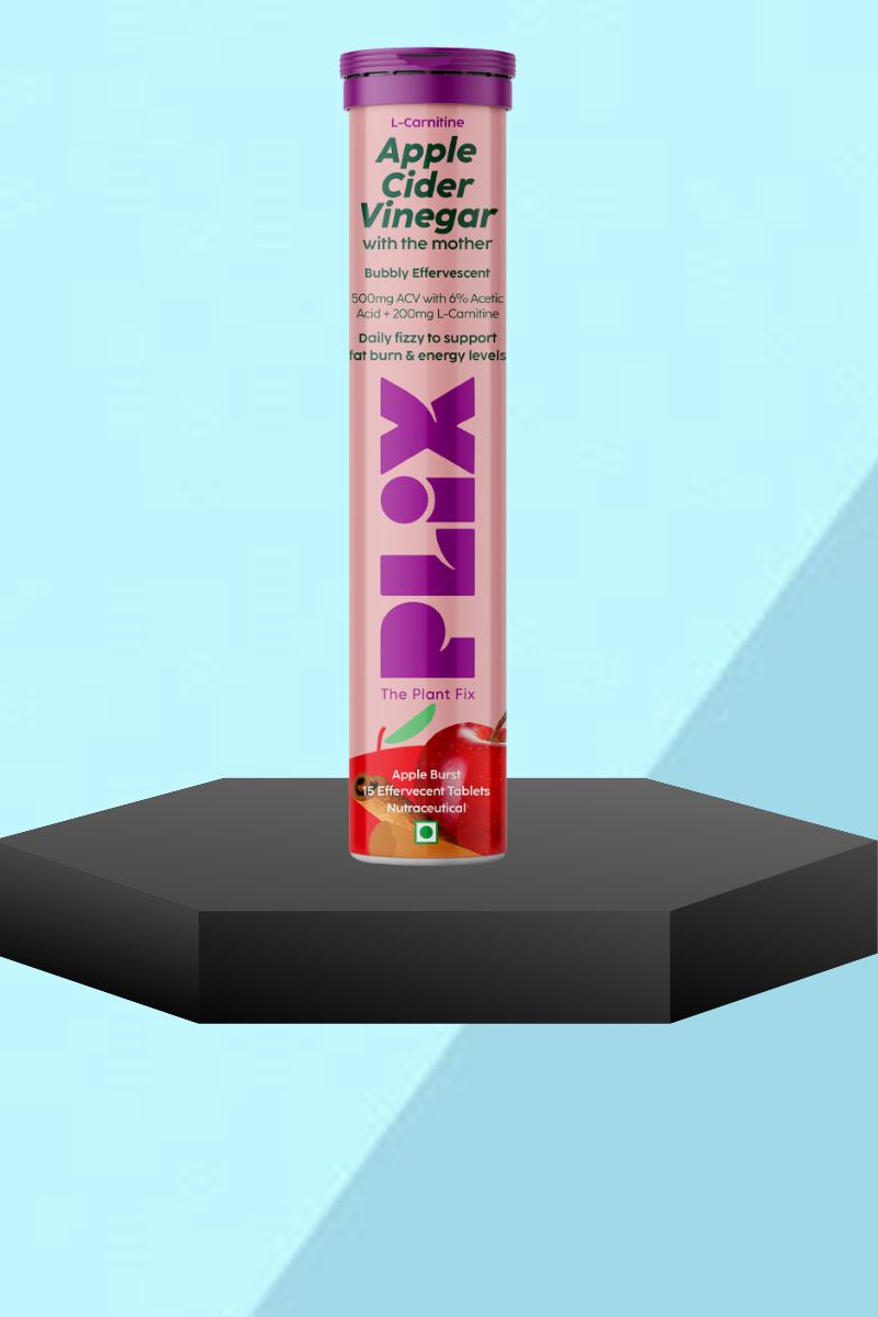 Plix L-Carnitine ACV Effervescent Tablets (Pack of 1)