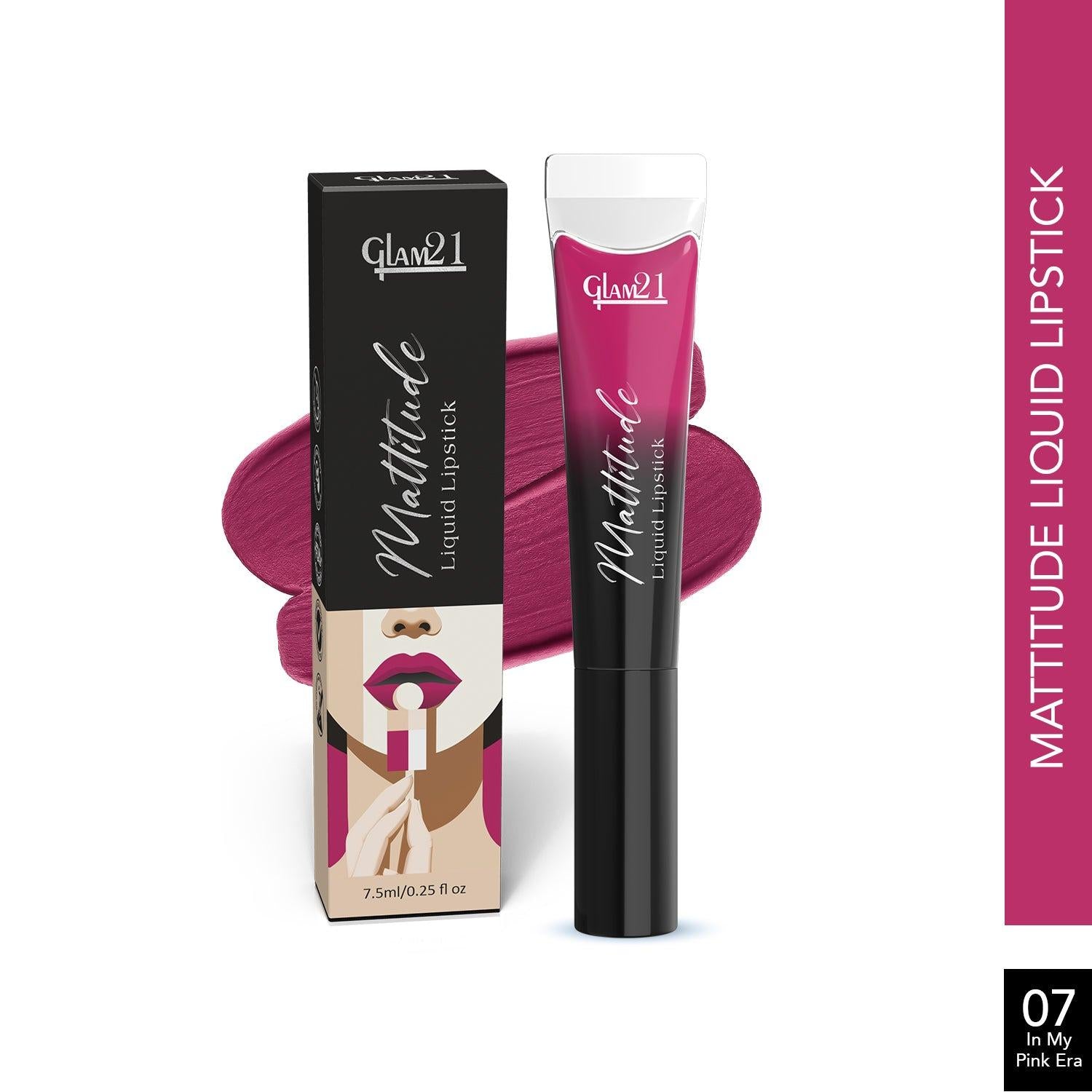 Glam21 Mattitude Lipstick - In My Pink Era
