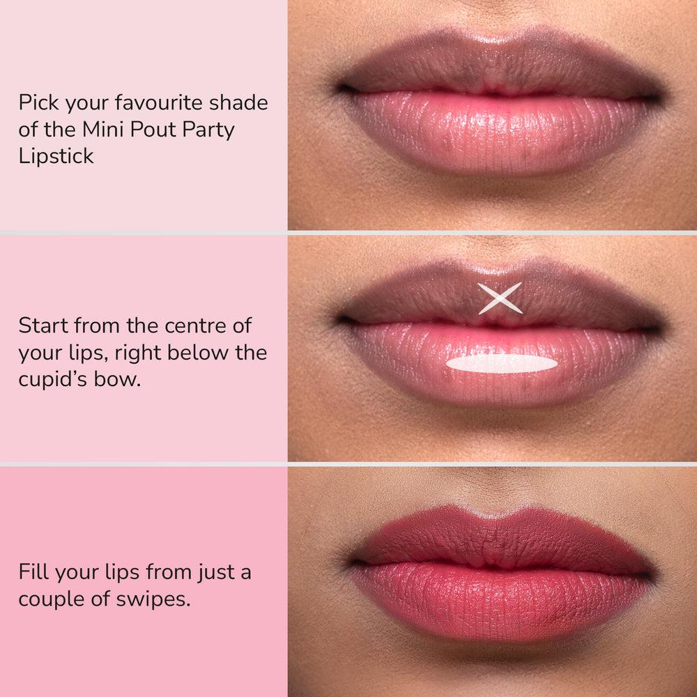 Mila Beaute Minis Pout Party Set of 12