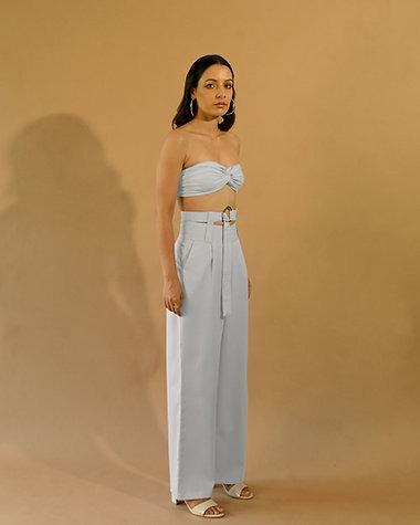 Studio OJS Pulled Apart Off-White Pants