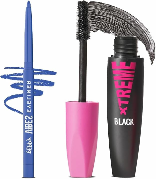 Glam21 Eye Duo Combo Mascara + Peppy Vibes Eyeliner (Blue Fizz)