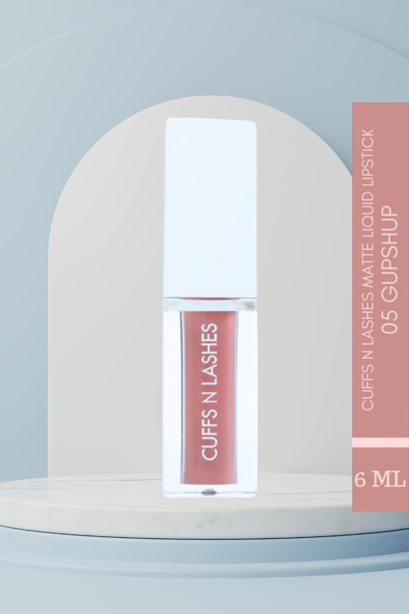Cuffs N Lashes 05 Gupshup - Matte Liquid Lipstick