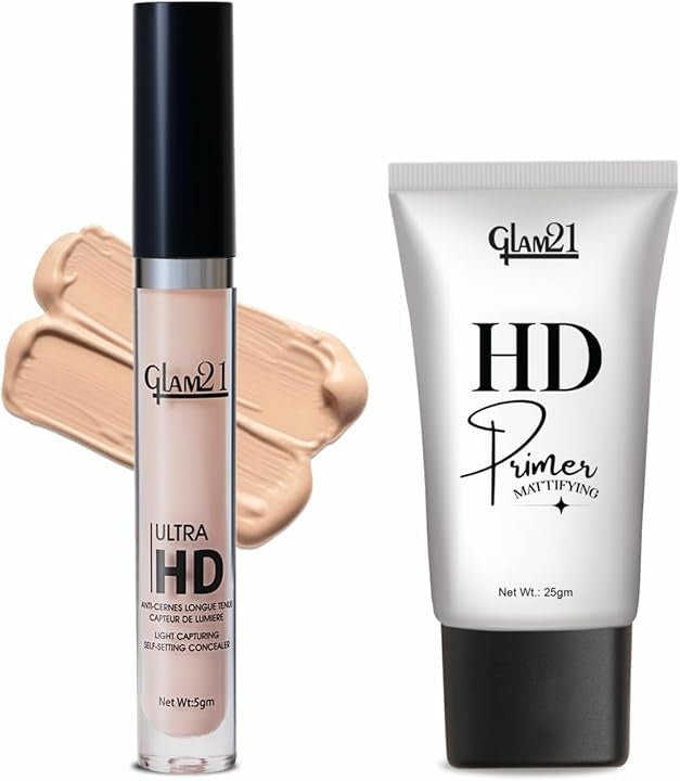 Glam21 Ultra HD Concealer + Primer (Medium Neutral)