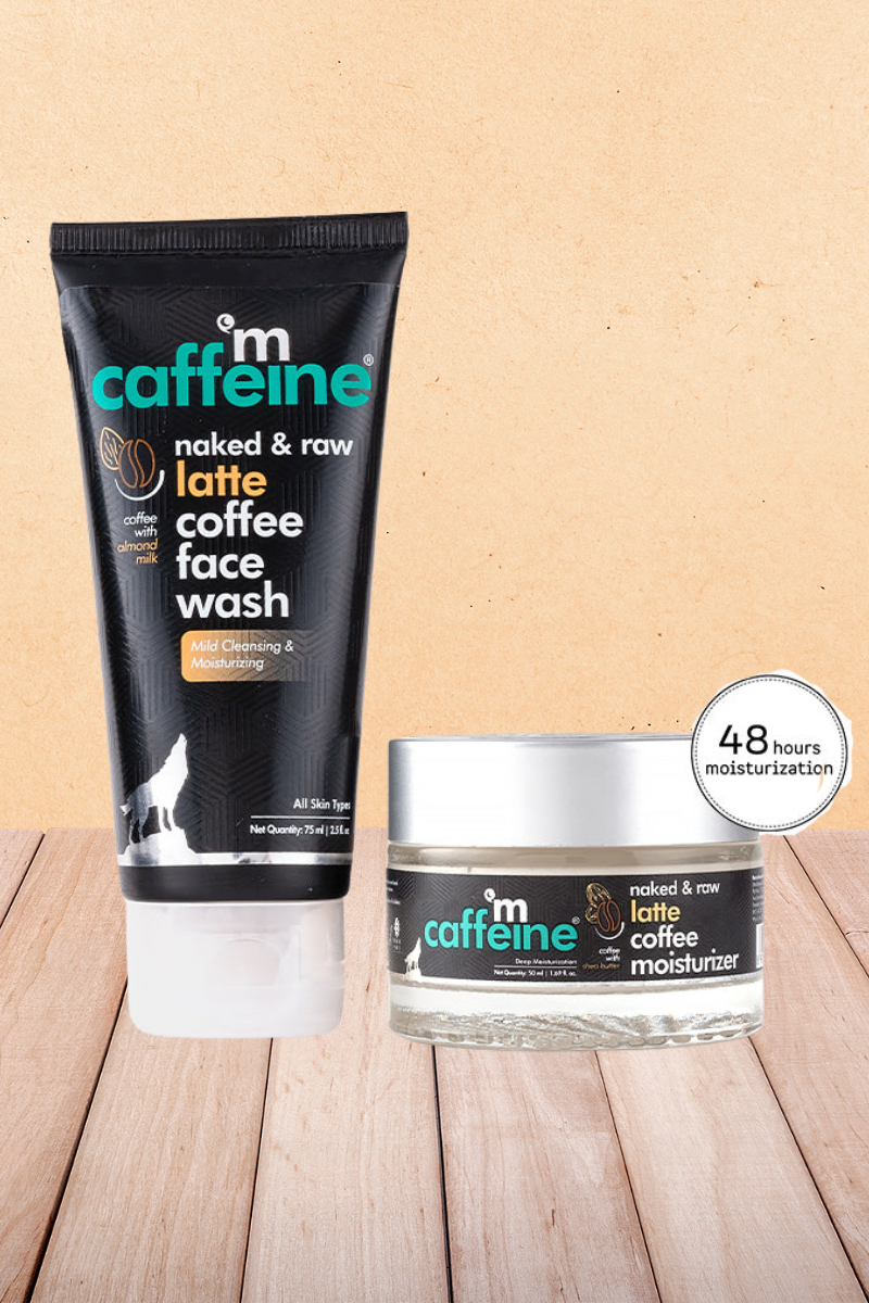 mCaffeine Daily Skin Moisturizing & Repair Kit - Latte Coffee Routine