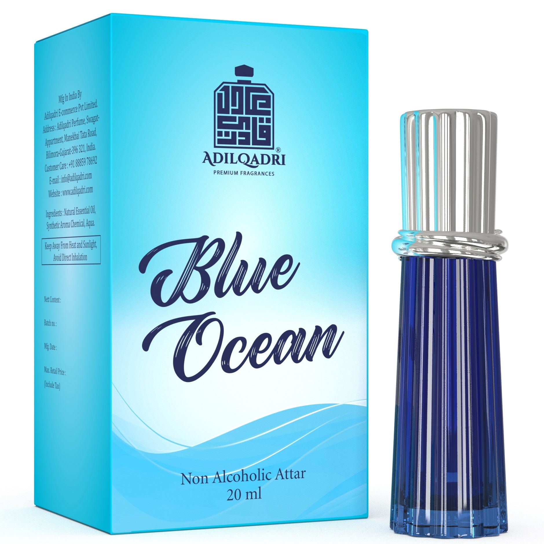 AdilQadri Blue Ocean Luxury Attar Perfume - 20ml