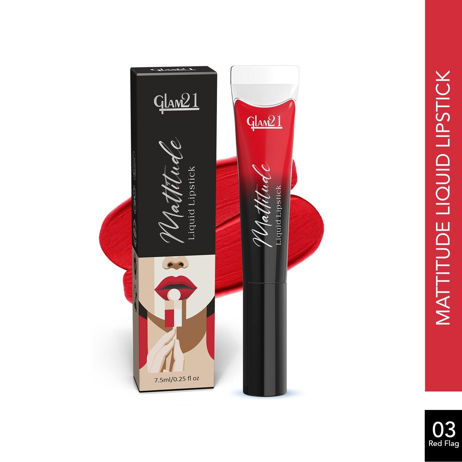 Glam21 Mattitude Lipstick - Red Flag
