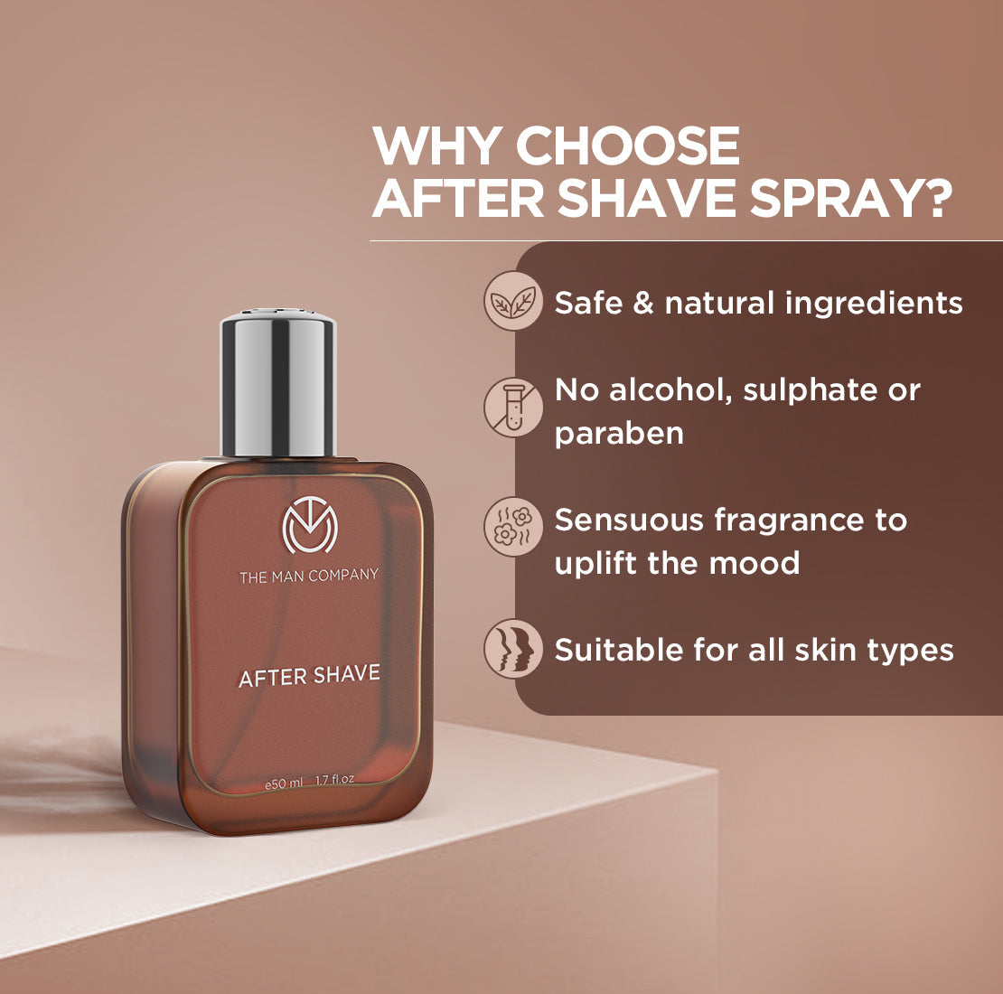 The Man Company After Shave Spray - 100ml