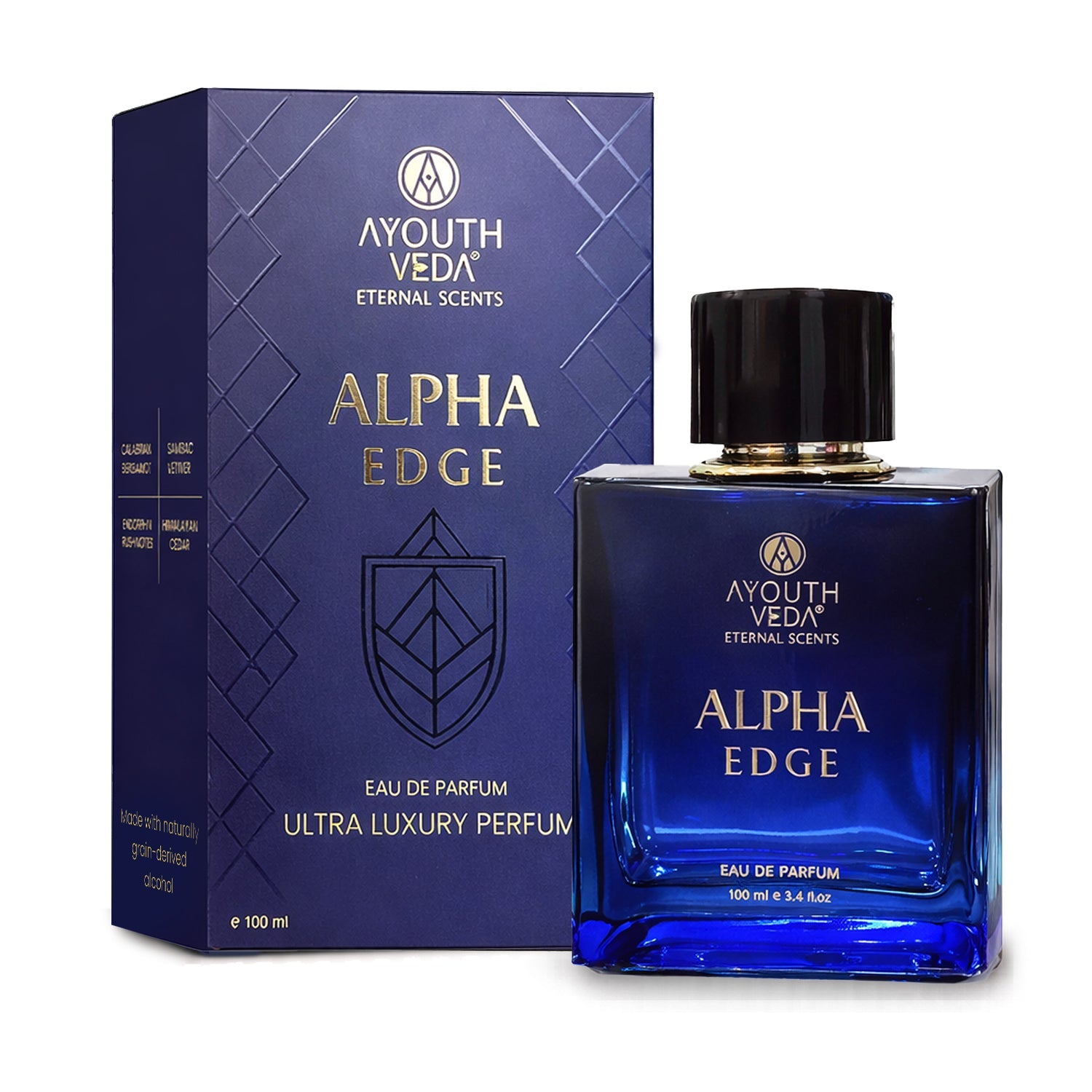 Ayouthveda Alpha Edge Eau De Parfum 100ml – Bold Woody Spicy Luxury Fragrance