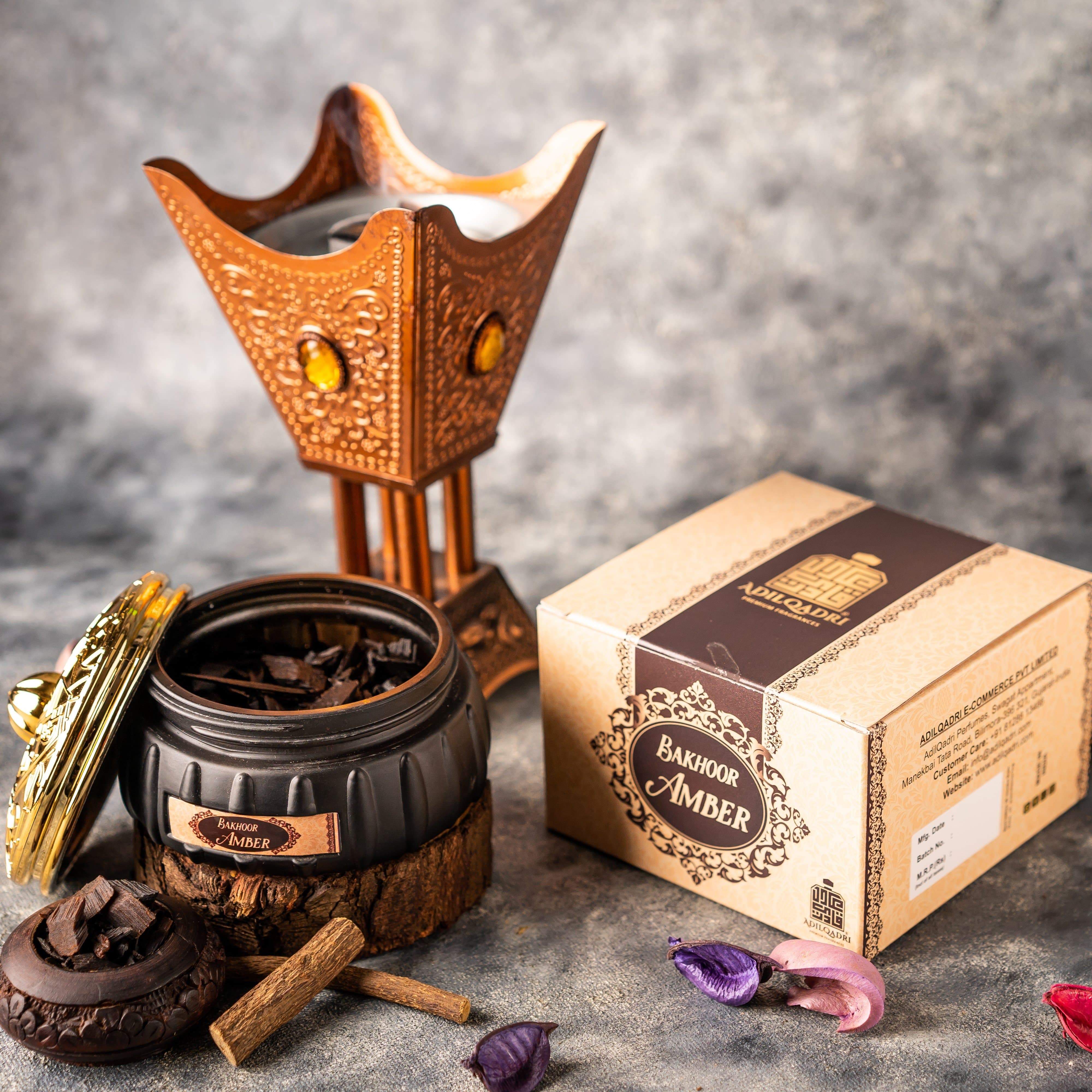 AdilQadri Amber Bakhoor Incense Sticks (Bukhur Chips)