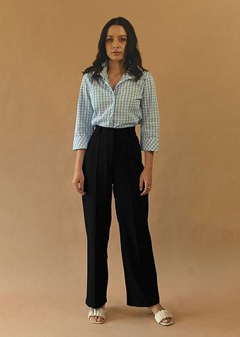 Studio OJS Black Parallel Trousers