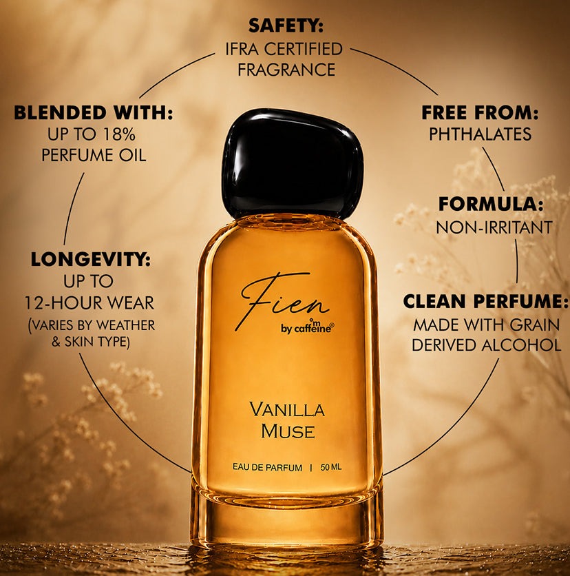mCaffeine Vanilla Muse Perfume for Women - 50 ml