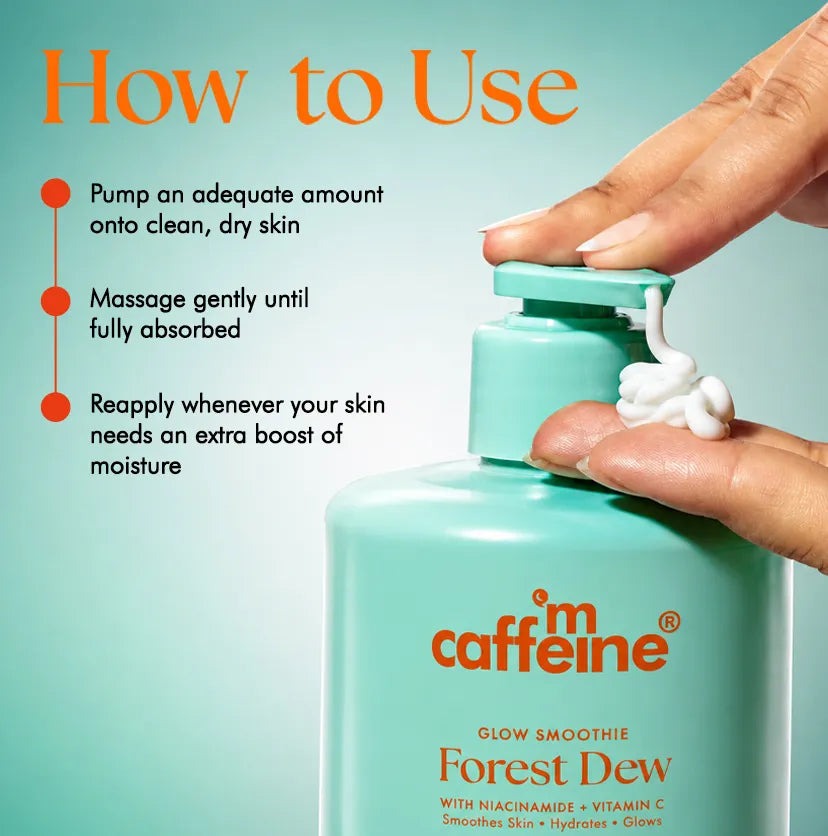 mCaffeine Forest Dew Serum Perfume Body Lotion - 275ml