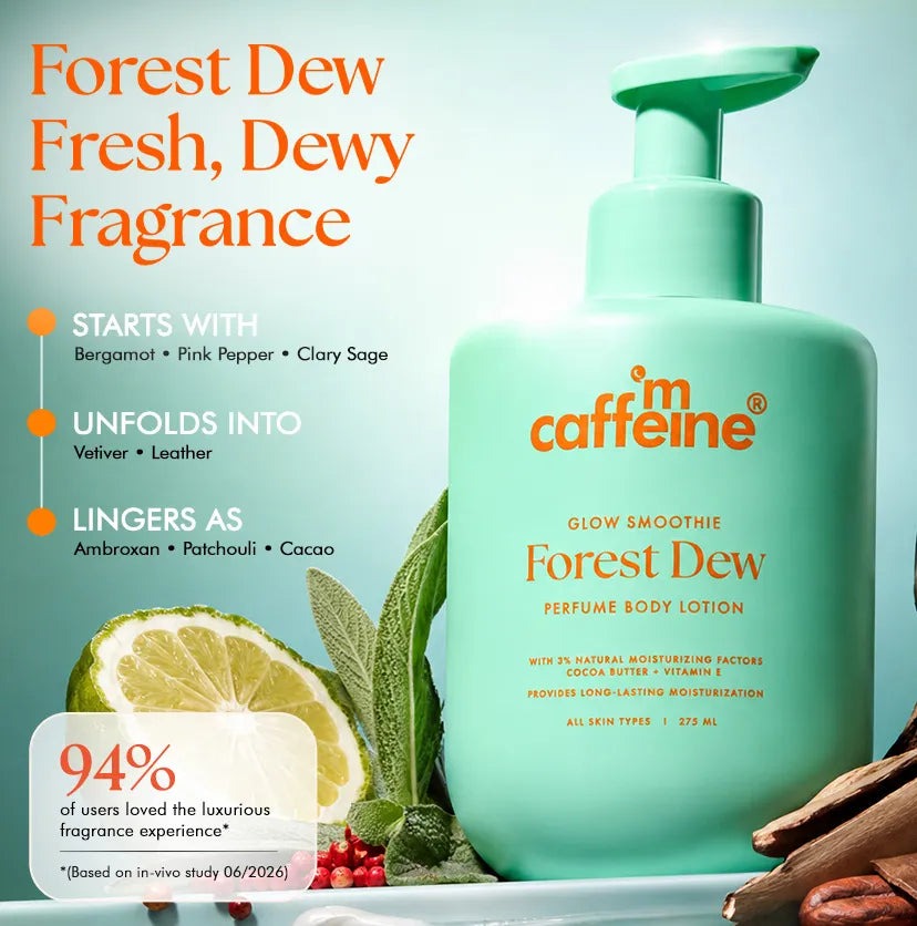 mCaffeine Forest Dew Serum Perfume Body Lotion - 275ml