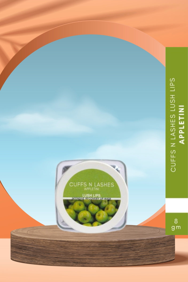 Cuffs N Lashes Appletini - Lush Lips Intensive Recovery Lip Mask