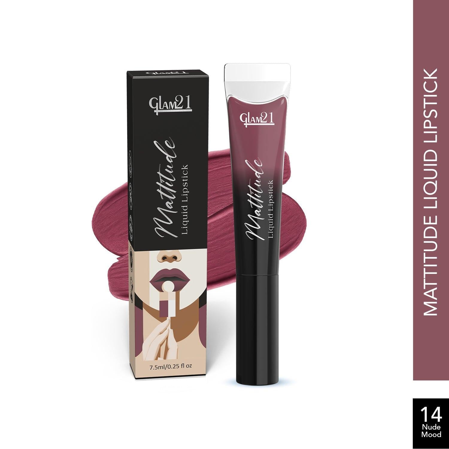 Glam21 Mattitude Lipstick - Nude Mood