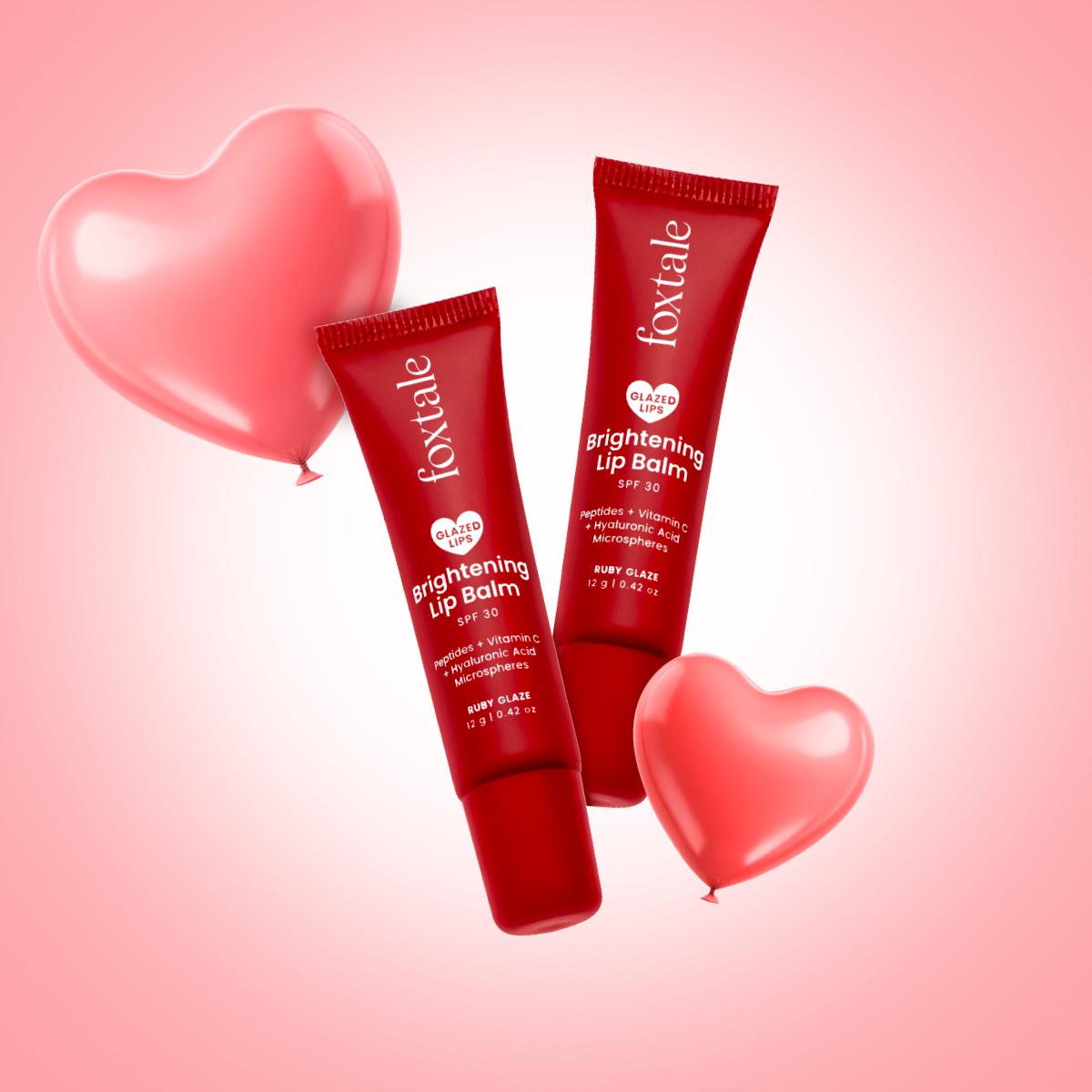 Foxtale Brightening Lip Balm - Kit of 2 (Ruby Glaze x 2)