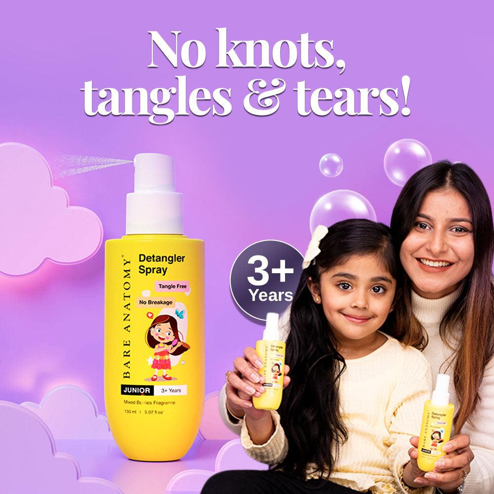 Bare Anatomy Junior Detangler Spray for 3+ Years