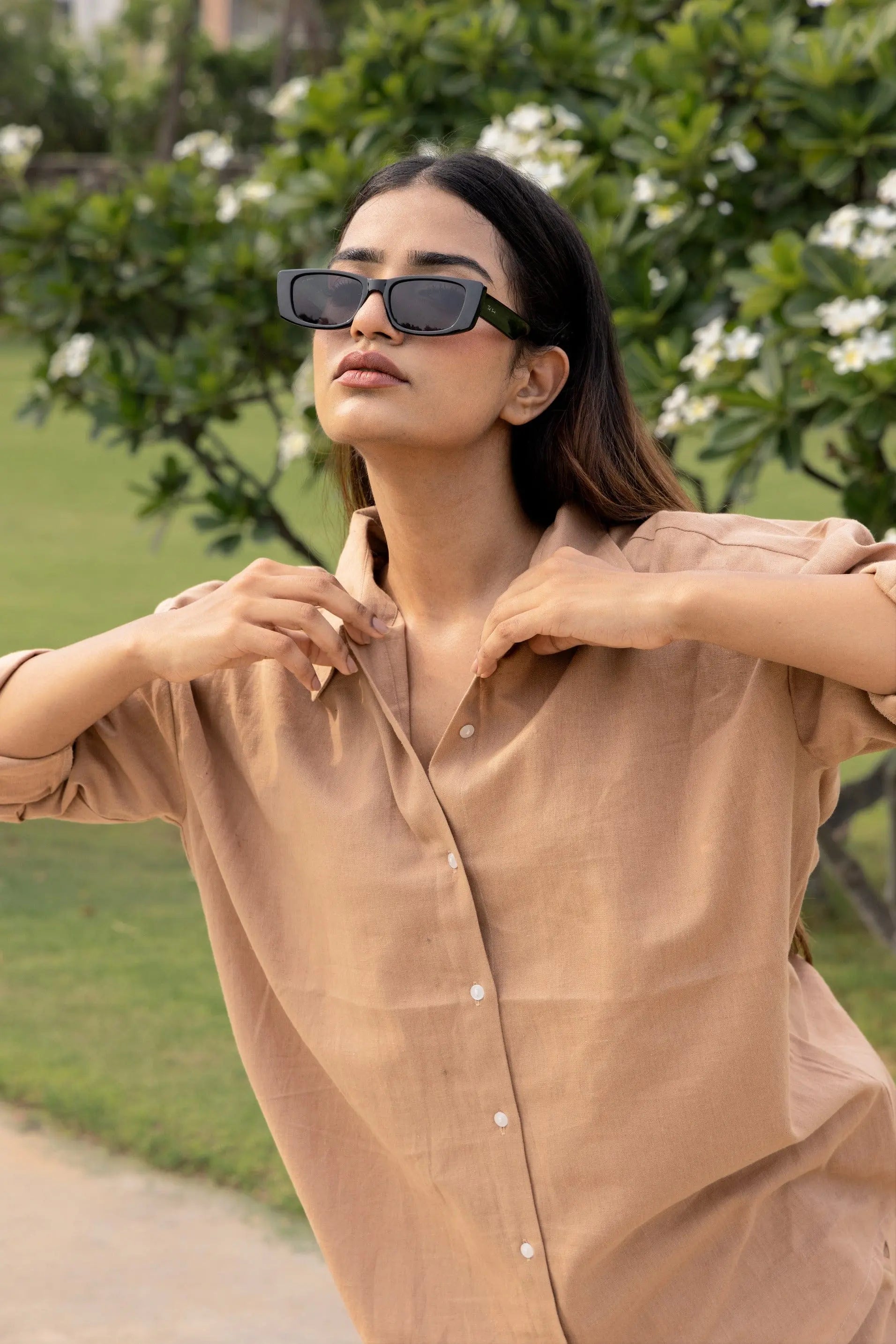 Sugnaa Oversized Cotton Shirt & Shorts