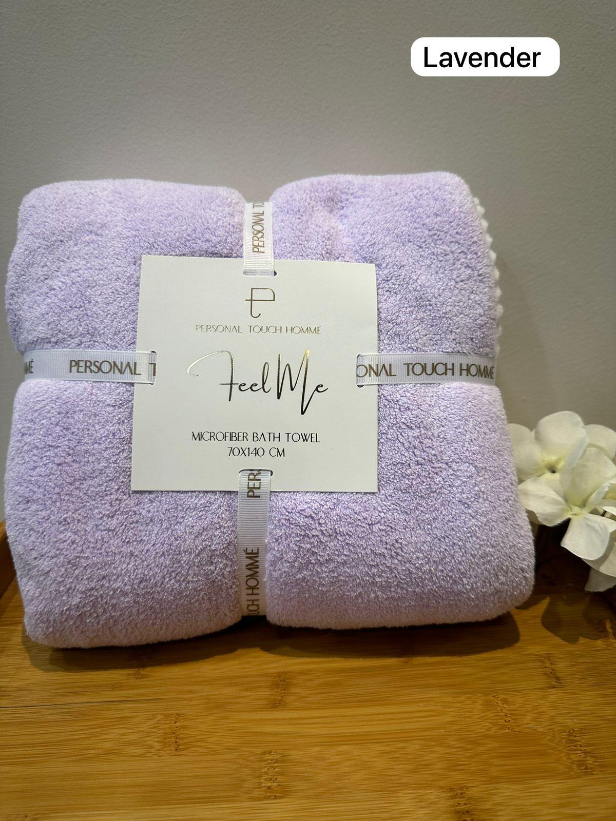 Personal Touch Feel Me Microfiber Bath Towel - Lavender