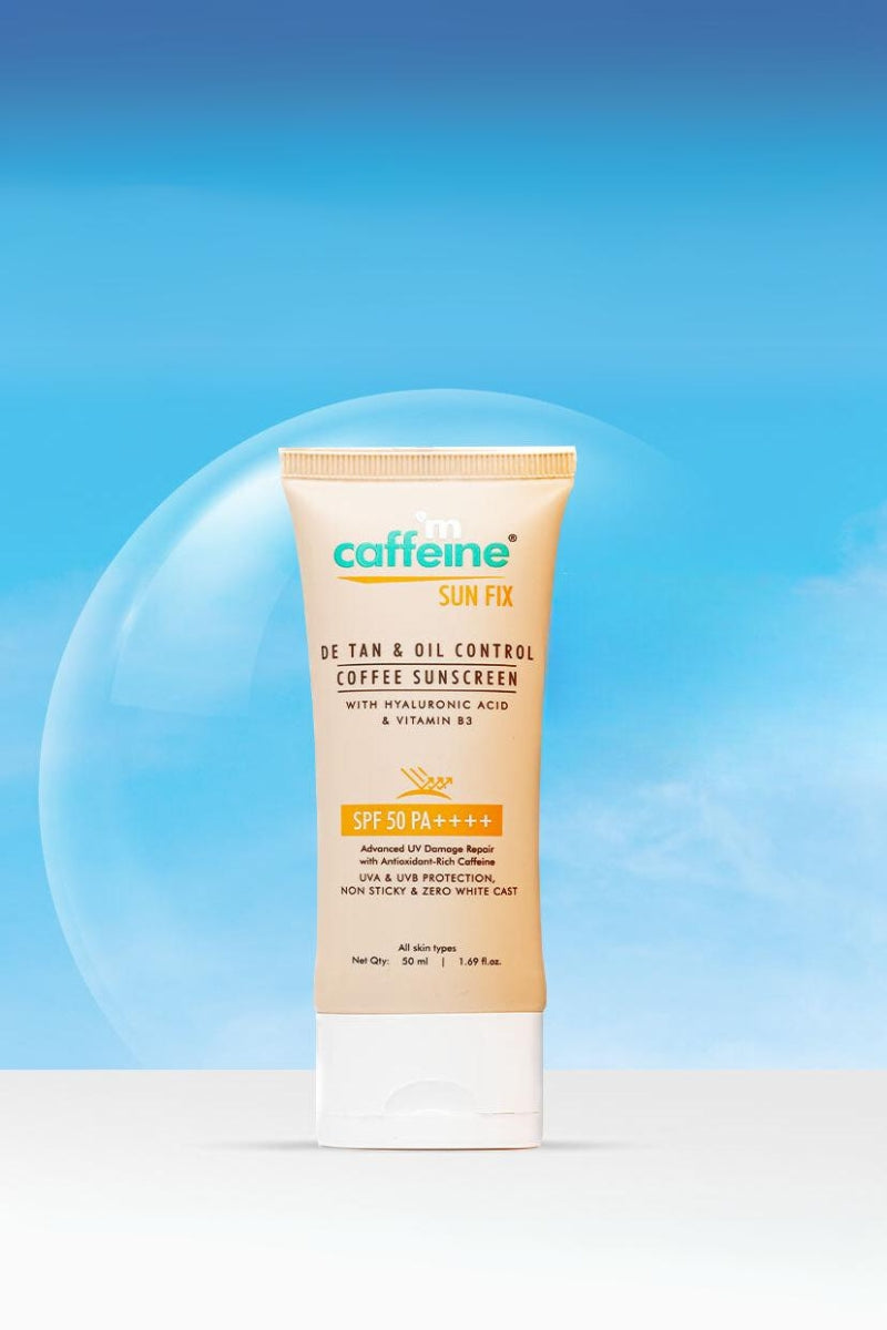 mCaffeine Detan & Oil Control Coffee Sunscreen Spf 50 Pa++++ 50ml