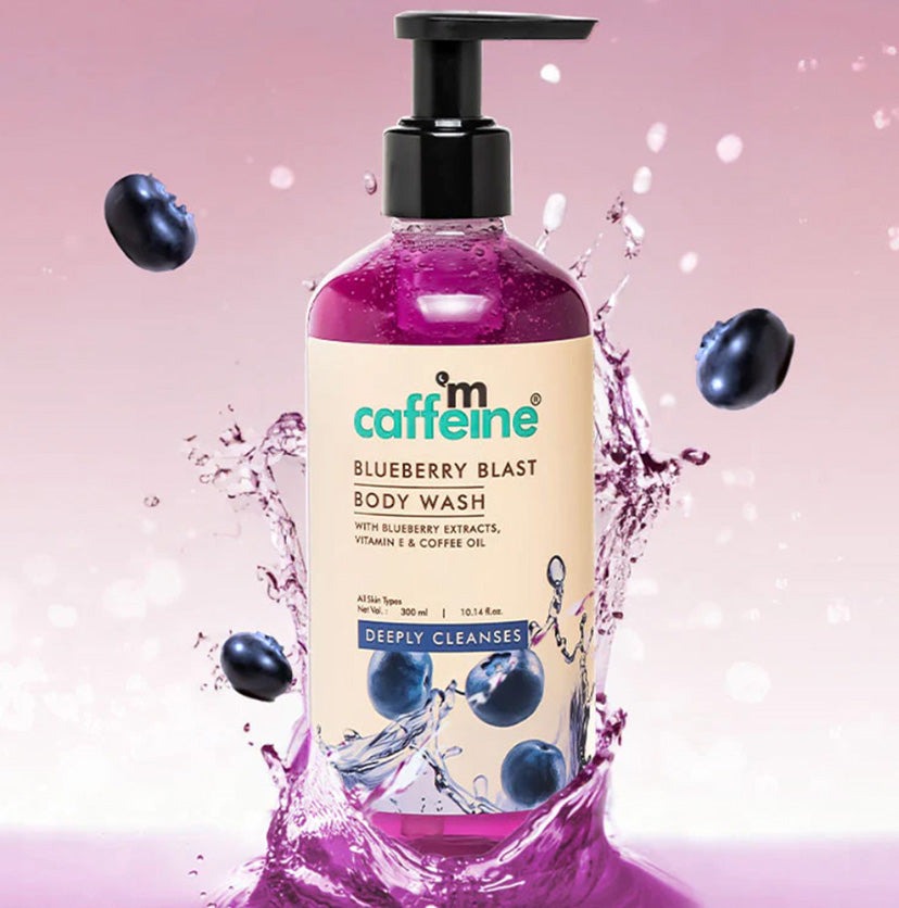 mCaffeine Blueberry Blast Body Wash - 300ml