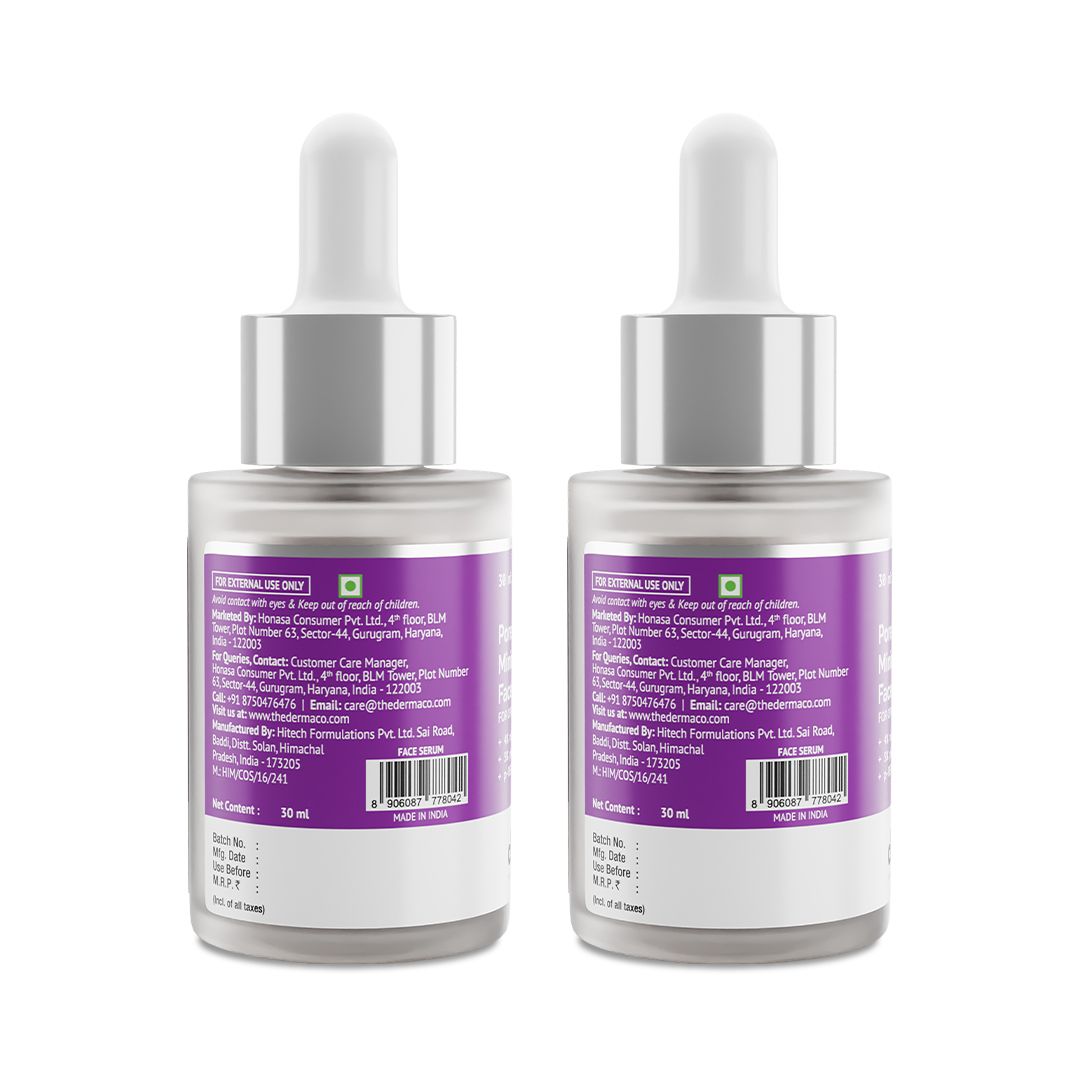 Derma Co Pore Minimizing Face Serum with 4% Niacinamide, 5% PHA & p-REFINYL