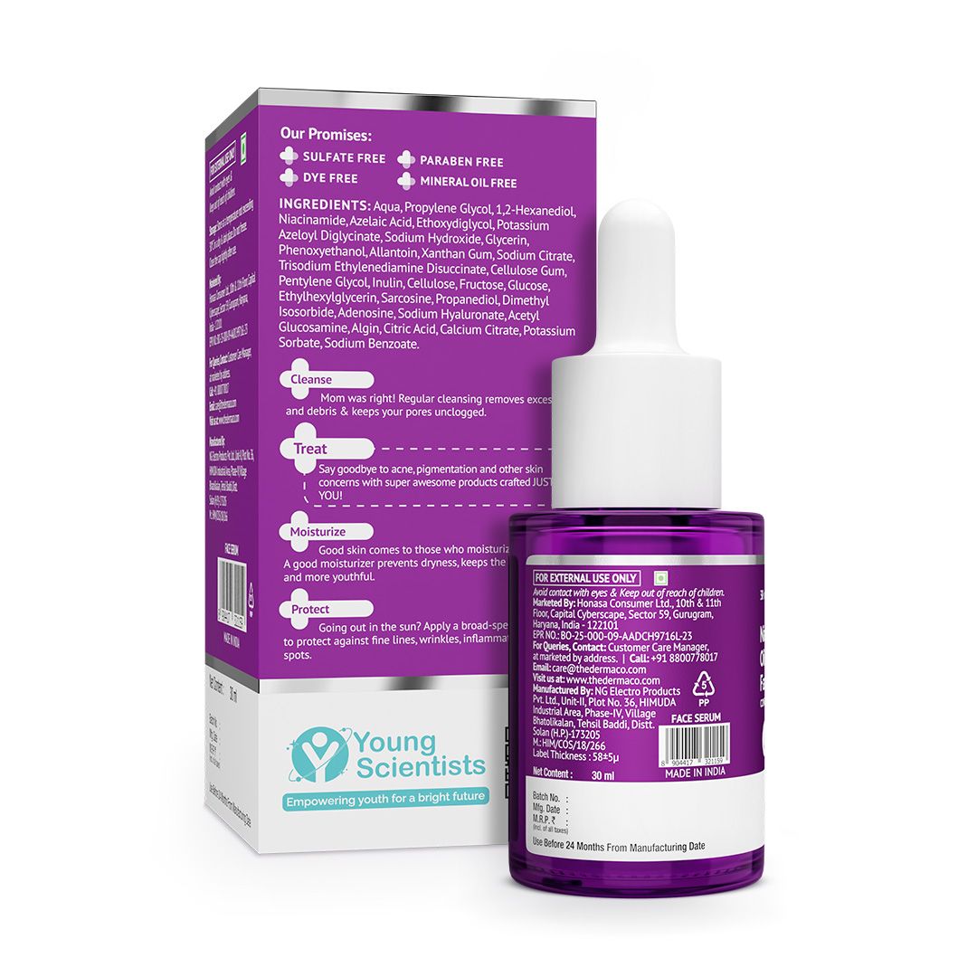 Derma Co Nia-Zelaic Oil Control Face Serum - 30ml
