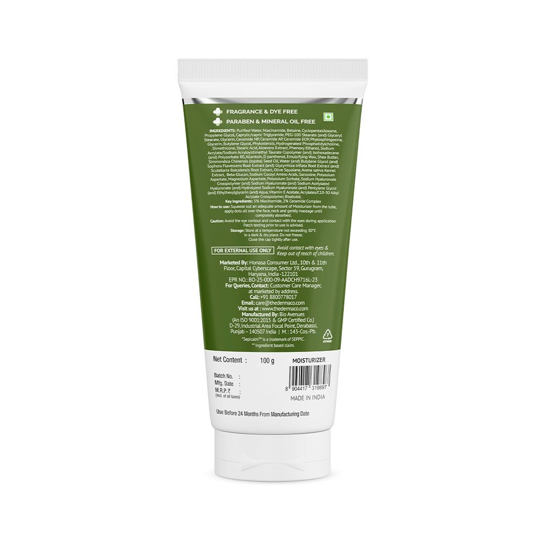 Derma Co 5% Nia-Ceramide Intense Moisturizing Cream - 100g