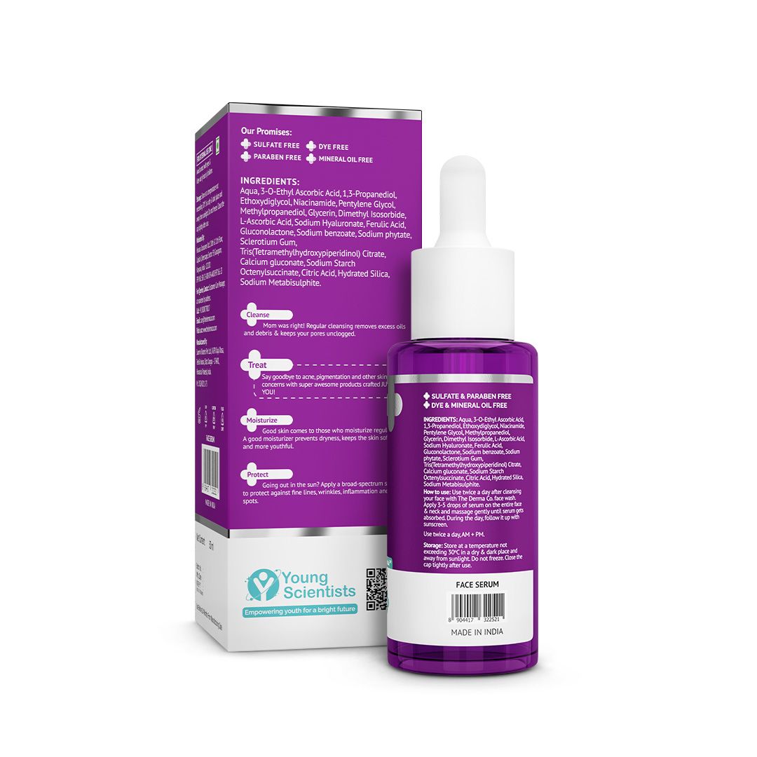 Derma Co 10% Vitamin C Face Serum with 5% Niacinamide & Hyaluronic Acid