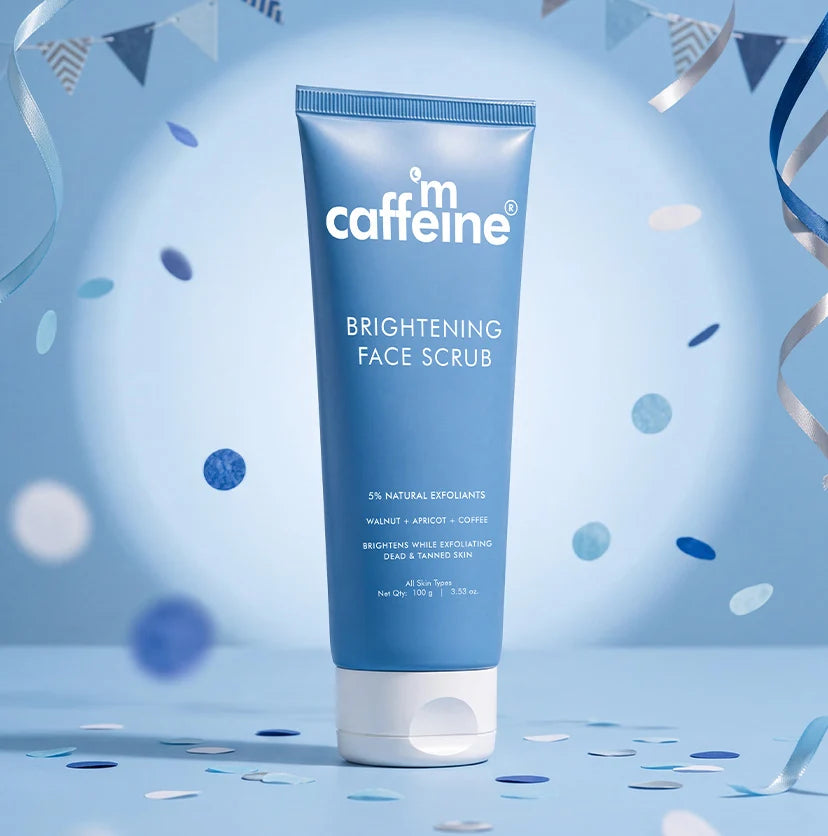mCaffeine Brightening Face Scrub - 100gm