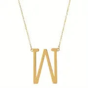 Salty Chic Alphabet Golden Necklace